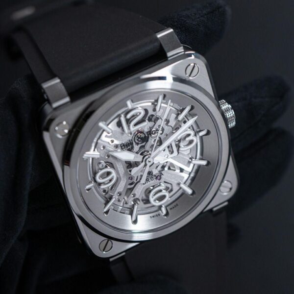 BR03A-BL-SKST/SRB Bell & Ross ベル&ロス BR03 スケルトン スティール 41mm