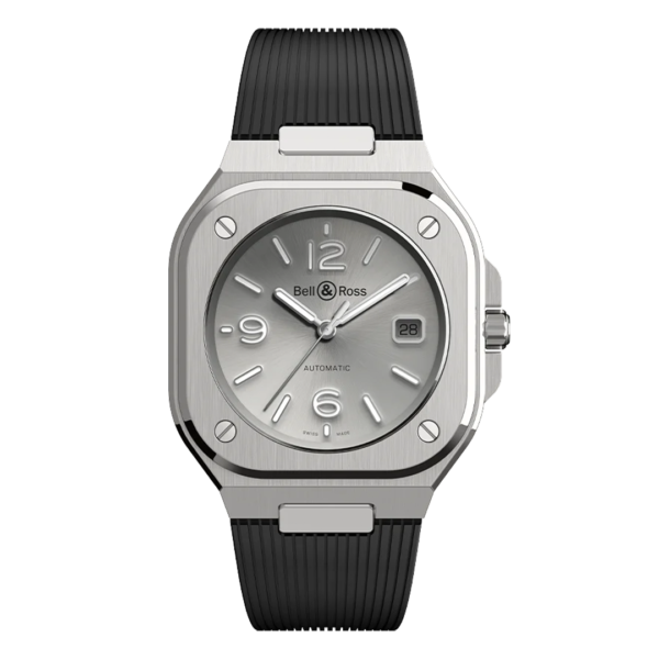 BR05A-GR-ST/SRB グレースチール Bell & Ross ベル&ロス インストゥルメント BR05