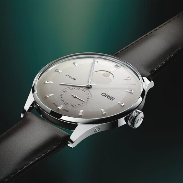 01 782 7811 4051-07 6 20 17FC ORIS オリス アートリエ コンプリケーション 39.5mm