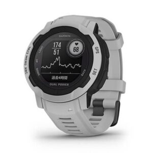 010-02627-41 GARMIN ガーミン インスティンクト2 デュアル パワー ミスト グレー
