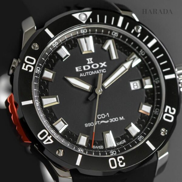 80137-3NR-CANN EDOX エドックス クロノオフショア1 ベゼルロック デイト 40mm