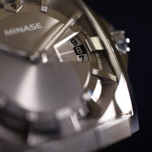 MINASE ミナセ HORIZON ホライゾン グレー VM12-M01NGY-SSB メンズ 自動巻き腕時計 ステンレスブレスレット