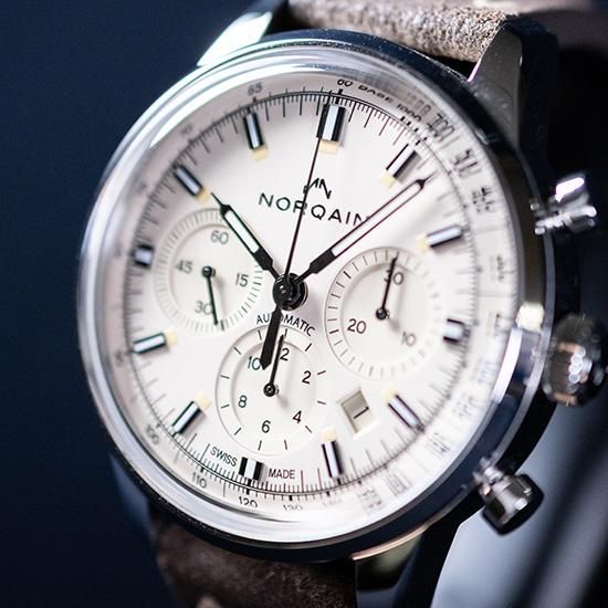 N2200S22C/C221/20EO.18S NORQAIN ノルケイン フリーダム60 クロノ 43mm