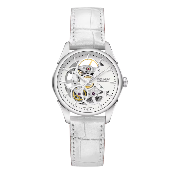 H32405811 HAMILTON ハミルトン ジャズマスター スケルトン レディ オート 36mm