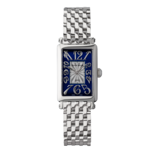 802QZRELDECO OAC ブルー FRANCK MULLER フランクミュラー ロングアイランド プチ デコ (LONG ISLAND PETIT DECO)