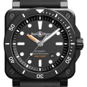 BR0392-D-BL-CE/SRB Bell & Ross ベル&ロス BR03-92 ダイバー ブラックマット