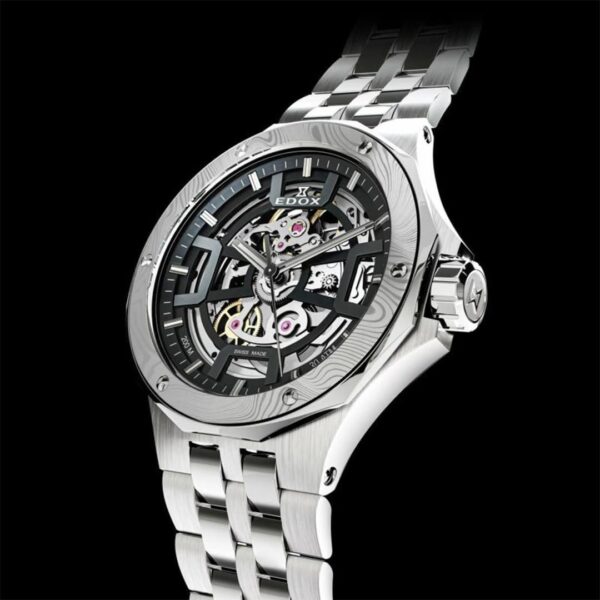 【世界限定300本】 85310-3DM-NGIN EDOX エドックス デルフィン オリジナル メカノ オートマティック ダマスカス リミテッドエディション