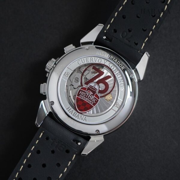 【世界限定76本(うち国内3本)】 3141-1HEP Cuervo y Sobrinos クエルボ・イ・ソブリノス ヒストリアドール クロノグラフ ヒストリックエンデュランス バリブルー