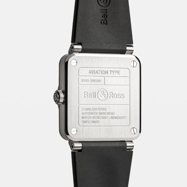 BR03A-BL-ST/SRB Bell & Ross ベル&ロス BR-03 ブラックスティール