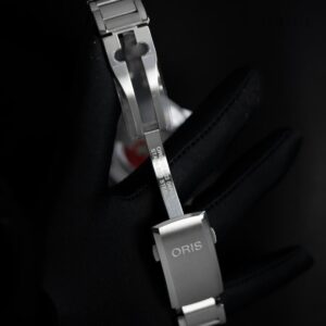 01 733 7789 4153-07 8 23 04PEB ORIS オリス アクイスデイト レリーフ 43.5mm