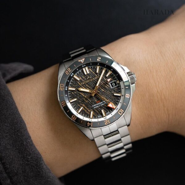 N1100.22S02.G01 NORQAIN ノルケイン アドベンチャー ネベレスト GMT グレーシャー 41mm