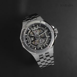 【世界限定300本】 85310-3DM-NGIN EDOX エドックス デルフィン オリジナル メカノ オートマティック ダマスカス リミテッドエディション