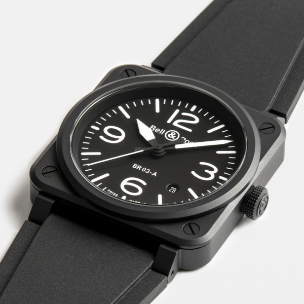 BR03A-BL-CE/SRB Bell & Ross ベル&ロス BR-03 ブラックマット