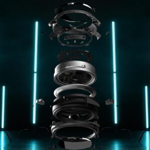 N3002.40Q01.B07 NORQAIN ノルケイン ワイルドワン スケルトン クロノ 42mm ブラックラバーストラップ仕様