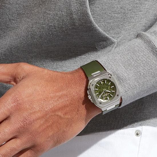 【500本限定】BR05A-GN-SKST/SRB スケルトン グリーン Bell & Ross ベル&ロス インストゥルメンツ BR05