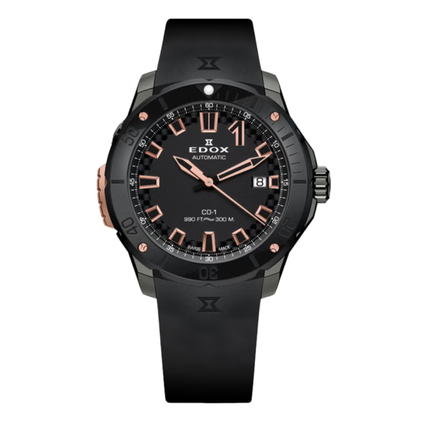 80137-37GNR-CANR EDOX エドックス クロノオフショア1 ベゼルロック デイト 42mm
