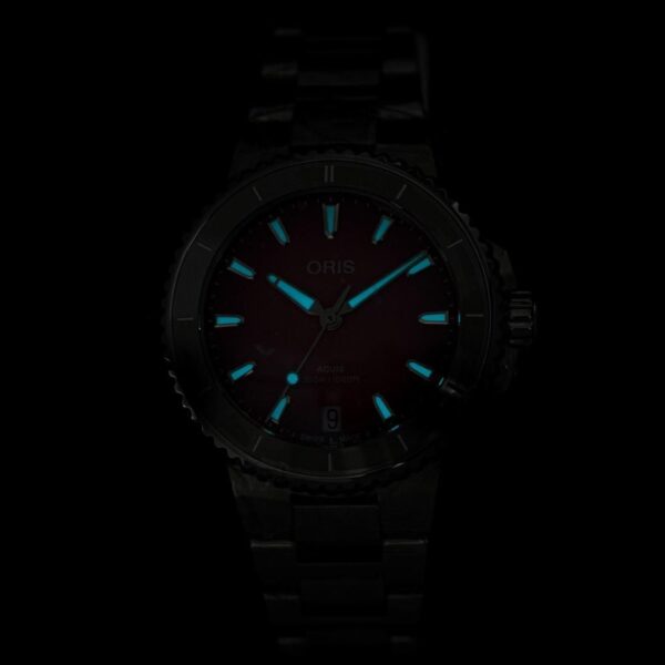 01 733 7792 4158-07 8 19 05P ORIS オリス アクイスデイト テイストオブサマー 36.5mm