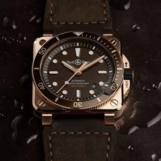 【999本限定】BR0392-D-BR-BR/SCA ブラウン ブロンズ Bell & Ross ベル&ロス インストゥルメント BR03-92 ダイバー