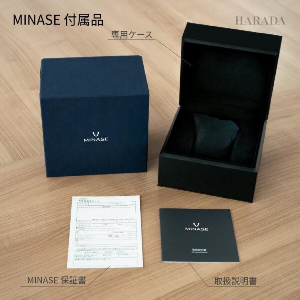 MINASE ミナセ DIVIDO ディヴァイド 悠彩 パープル VM14-LDNTTP-SSD メンズ 自動巻き腕時計 レザーベルト