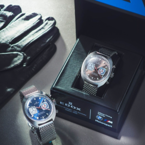 【世界限定600本】 08202-3G-GIN EDOX エドックス クロノラリー スポーツマン クロノグラフ オートマティック
