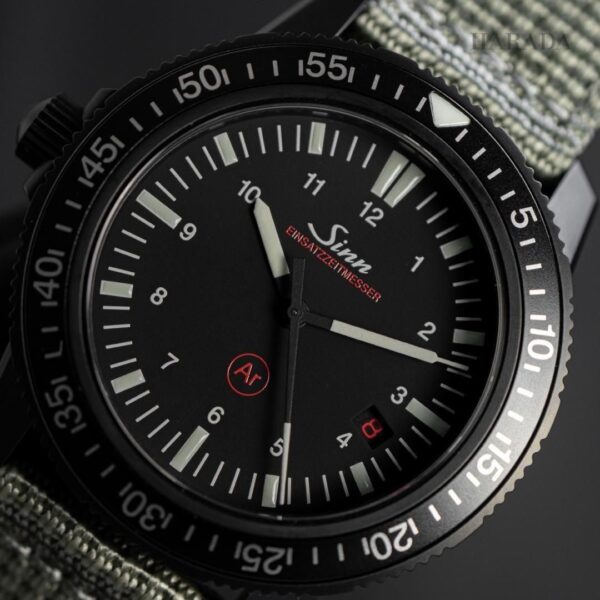 EZM 3 S Sinn ジン EZMミッションタイマー テキスタイルストラップ仕様（オリーブ）