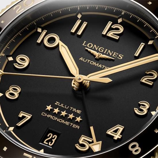 L3.802.5.53.2 LONGINES ロンジン スピリット Zulu Time 39mm