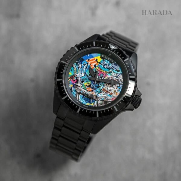 【世界限定100本】 80141-37NM-BONA EDOX エドックス ネプチュニアン オートマティック ポップ リミテッド エディション