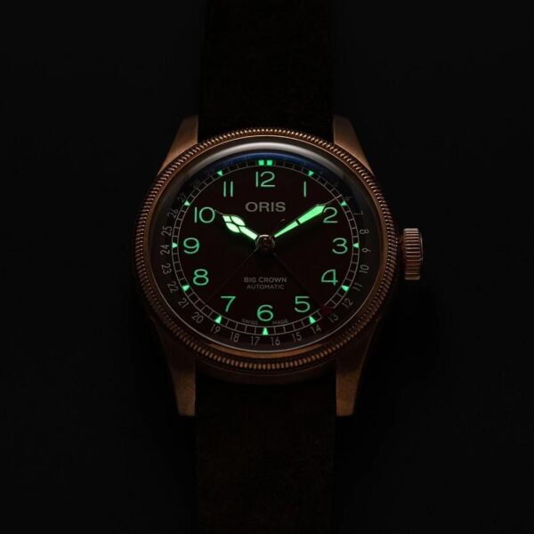 01 754 7741 3166-07 5 20 74BR ORIS オリス ビッグクラウン ブロンズ ポインターデイト