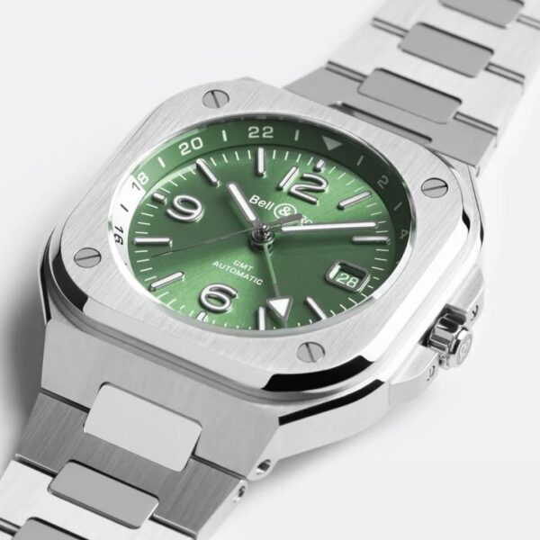 BR05G-GN-ST/SST グリーン Bell & Ross ベル&ロス インストゥルメント BR05 GMT
