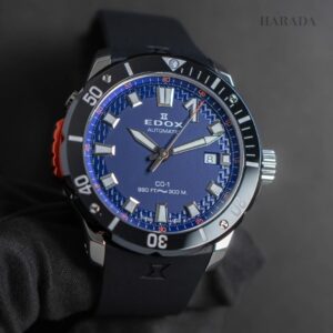 80137-3NO-CABUN EDOX エドックス クロノオフショア1 ベゼルロック デイト 40mm