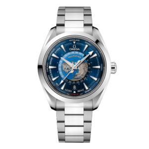 220.10.43.22.03.001 OMEGA オメガ シーマスター アクアテラ 150M GMT ワールドタイマー 43MM