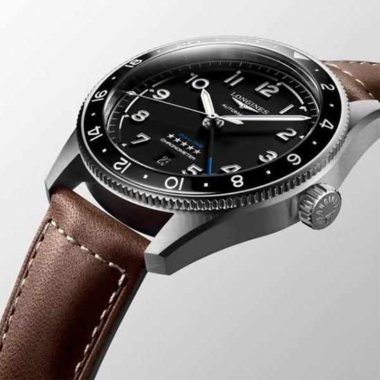 L3.812.4.53.2 LONGINES ロンジン スピリット Zulu Time 42mm