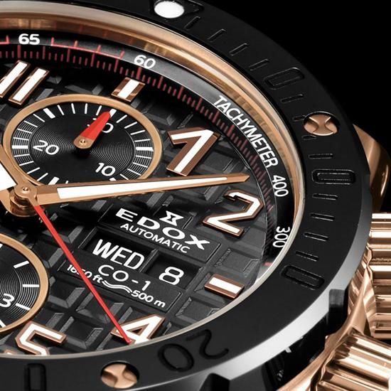 01122-37R-NBR8 EDOX エドックス クロノオフショア1 クロノグラフ オートマティック