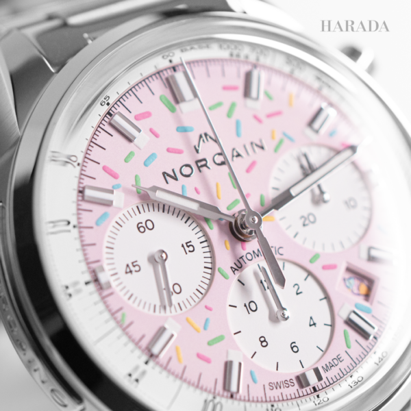 N2201.19S04.K01 NORQAIN ノルケイン フリーダム クロノ 40mm エンジョイライフ スプリンクル ブレスレット仕様