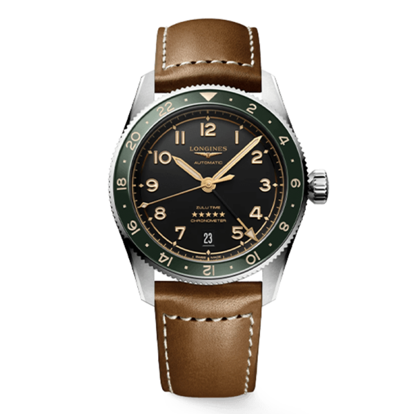 L3.802.4.63.2 LONGINES ロンジン スピリット Zulu Time 39mm