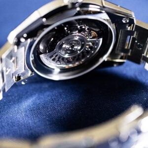 MINASE ミナセ DIVIDO ディヴァイド ネイビー VM14-M01GBL-SSB メンズ 自動巻き腕時計 ステンレスブレスレット