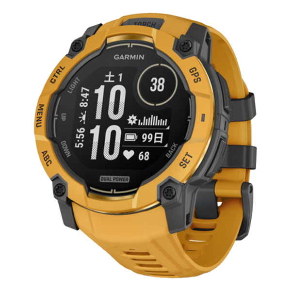GARMIN ガーミン Instinct 3 インスティンクト Dual Power 010-02935-32 Sunburst 50mm