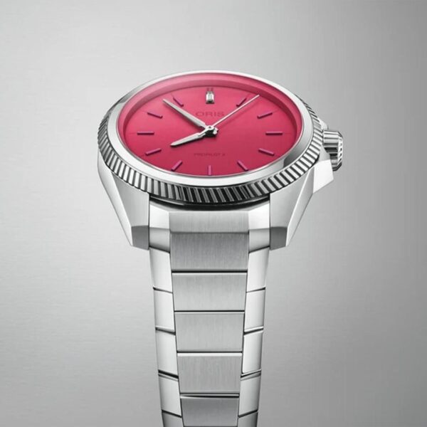 01 531 7796 4158-07 8 17 05LC ORIS オリス プロパイロットX ミス・ピギー エディション 34mm