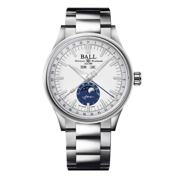 【世界限定1,000本】 NM3016C-S1J-WH BALL WATCH ボールウォッチ エンジニア ムーンカレンダー