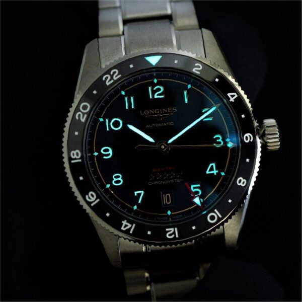 L3.802.1.53.6 LONGINES ロンジン スピリット Zulu Time チタニウム 39mm