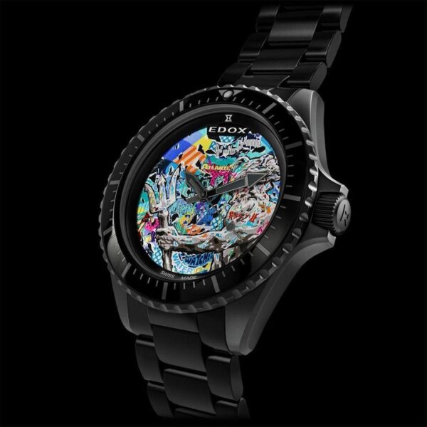 【世界限定100本】 80141-37NM-BONA EDOX エドックス ネプチュニアン オートマティック ポップ リミテッド エディション