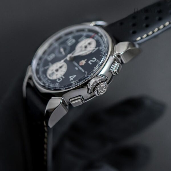 【世界限定76本(うち国内3本)】 3141-1HEP Cuervo y Sobrinos クエルボ・イ・ソブリノス ヒストリアドール クロノグラフ ヒストリックエンデュランス バリブルー