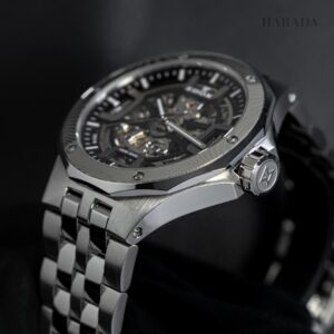 【世界限定300本】 85310-3DM-NGIN EDOX エドックス デルフィン オリジナル メカノ オートマティック ダマスカス リミテッドエディション
