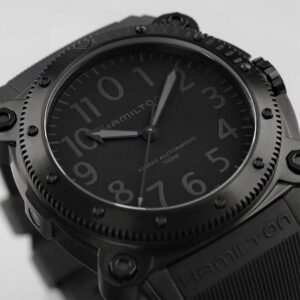 H78505330 HAMILTON ハミルトン カーキ ネイビー ビロウゼロ チタン 46mm