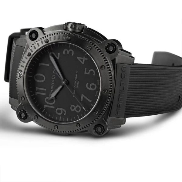 H78505330 HAMILTON ハミルトン カーキ ネイビー ビロウゼロ チタン 46mm