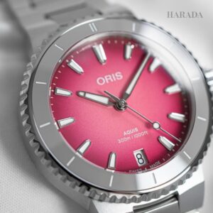 01 733 7792 4158-07 8 19 05P ORIS オリス アクイスデイト テイストオブサマー 36.5mm
