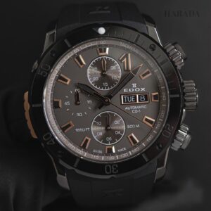 01128-37GNRCA-GNR EDOX エドックス クロノオフショア1 ベゼルロック クロノグラフ オートマティック