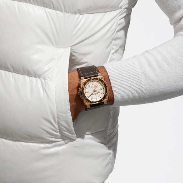 【限定999本】 BR0392-D-WH-BR/SCA ホワイトブロンズ Bell & Ross ベル&ロス インストゥルメント BR03-92 ダイバー