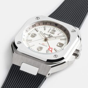 BR05G-SI-ST/SRB ホワイト Bell & Ross ベル&ロス インストゥルメント BR05 GMT
