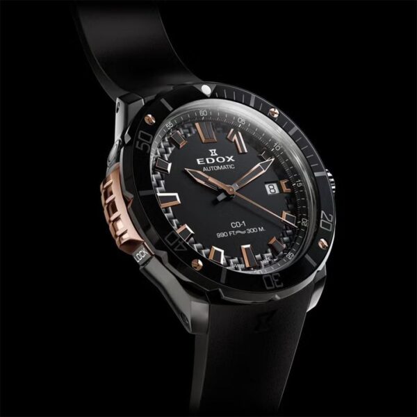 80137-37GNR-CANR EDOX エドックス クロノオフショア1 ベゼルロック デイト 42mm